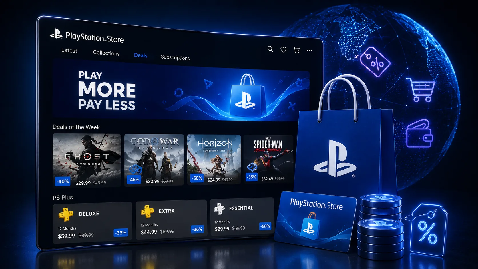 Доступ к выгодному PS Store